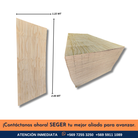TERCIADO ESTRUCTURAL RANURADO 9.0MM 1.22X2.44MTS